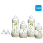 Kit 4 Mamadeiras Mam + Bico Easy Start Gift Set Neutral 4675