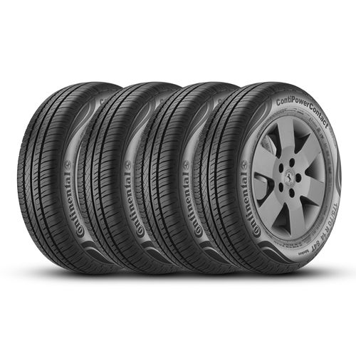 Kit 4 Pneus Continental 195/60r15 88h Contipowercontact
