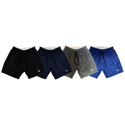 Tudo sobre 'Kit 4 Shorts Masculino Esporte Academia Microfibra com Bolsos Laterais e Bordado Ref.398'