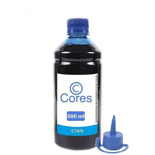 Kit 4 Tintas para Canon Universal 500ml Cores