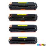 Kit 4 Toner Compatível 128a CE320 CE321 CE322 CE323 M251 M276 CP1215 CP1515 CP1518 CM1312 CP1525