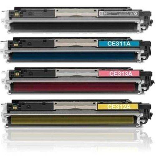 Kit 4 Toner Compatível Hp 126a Ce310a Ce311 Ce312 Ce313 Cmyk - Hp Cp1025 M175 Cp1025nw M175nw M175a