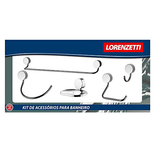 Kit 5 Acessórios para Banheiro Lorenflex 2000 C27 Lorenzetti