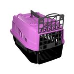Kit 2 Caixas de Transporte N1 Cão Cachorro Gato Pequena Rosa