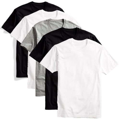Tudo sobre 'Kit 5 Camisetas Básicas Masculina Part.b T-shirt Algodão Colors Tee'