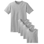 Kit 5 Camisetas Básicas Masculina T-shirt Algodão Cinza Tee