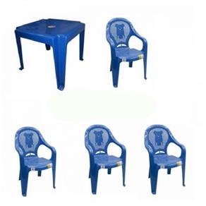 Conjunto Mesa 4 Cadeiras Poltrona Modelo Infantil