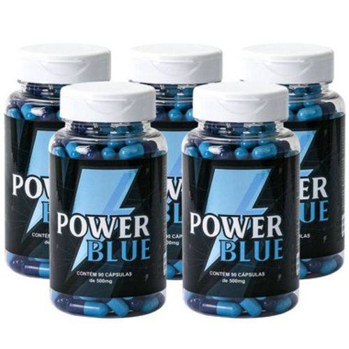 Tudo sobre 'Kit 5 Power Blue Estimulante Natural 90 Cápsulas'