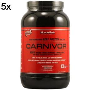 Kit 5X Carnivor - 980G Chocolate - Musclemeds