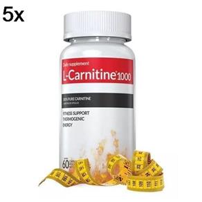 Kit 5X L-Carnitine 1000 - 60 Cápsulas - Inove Nutrition