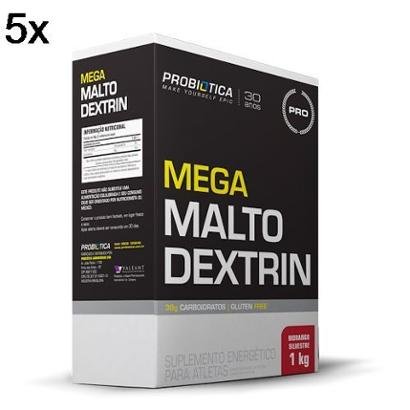 Kit 5X Mega Maltodextrin Probiótica - 1Kg