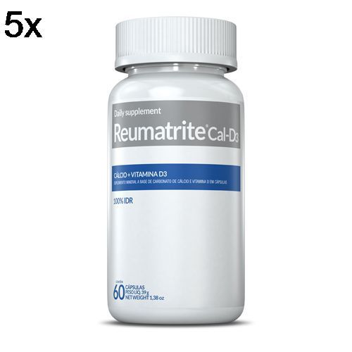 Kit 5X Reumatrite Cal-D3 - 60 Cápsulas - Inove Nutrition