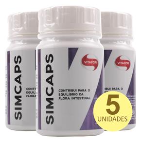 Kit 5x Simcaps 30 Cápsulas - Vitafor