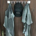 Kit 4 Cabideiro 8 Ganchos Móveis Organizador de Roupas para Porta ou Armário Closet Guarda Roupa