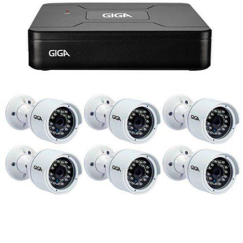 Tudo sobre 'Kit 6 Câmeras de Segurança HD 720p Giga Security GS0016 + DVR Giga Security Multi HD + Acessórios'