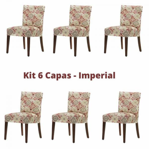 Kit 6 Capas para Cadeira Malha - Imperial - Adomes