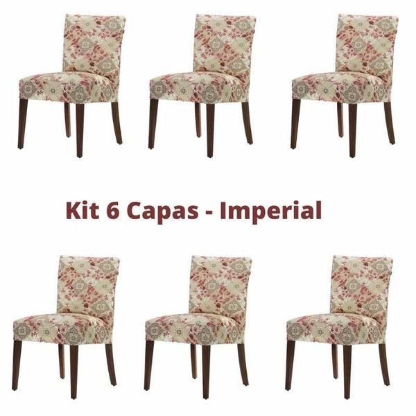 Kit 6 Capas para Cadeira Malha Imperial - Adomes