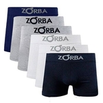 Kit 6 Cuecas Boxer Adulto Zorba Com Algodão 0002