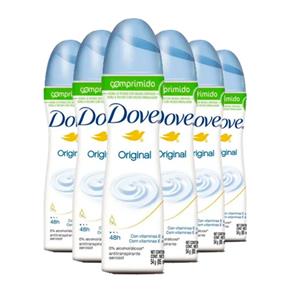 Kit 6 Desodorante Dove Comprimido Aerosol 54g