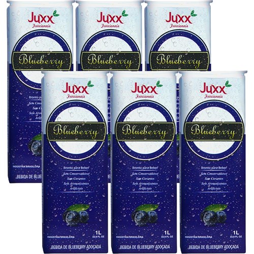 Tudo sobre 'Kit 6 Sucos de Blueberry Litro - Juxx'