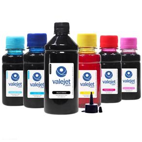 Kit 6 Tintas para Epson L805 | L-805 Bulk Ink Black 500ml Coloridas 100ml Fotográfica Corante