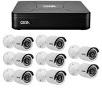 Kit 8 Câmeras de Segurança HD 720p Giga Security GS0013 + DVR Giga Security Multi HD + Acessórios