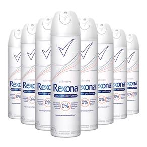 Kit 8 Desodorante Rexona Aerosol Feminino Sem Perfume - 175 Ml