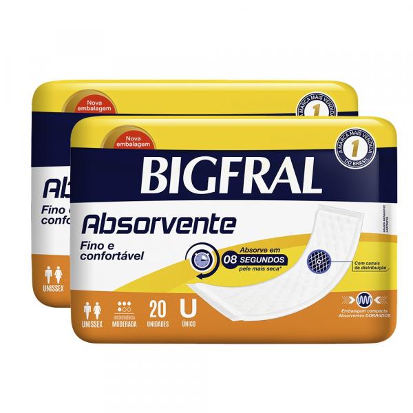 Kit Absorvente Geriátrico Bigfral - 40 Unidades