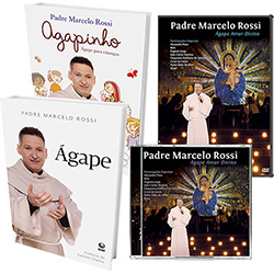 Kit Ágape - Amor Divino (CD+DVD) + Livro Ágape + Livro Agapinho