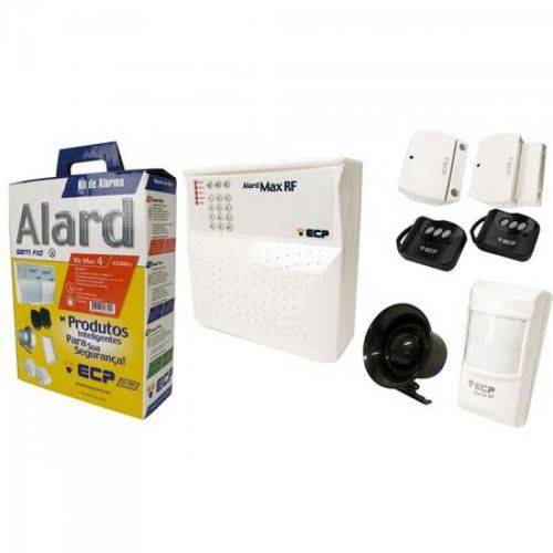 Kit Alarme Alard Max 4 C/ Discadora 4 Setores Ecp