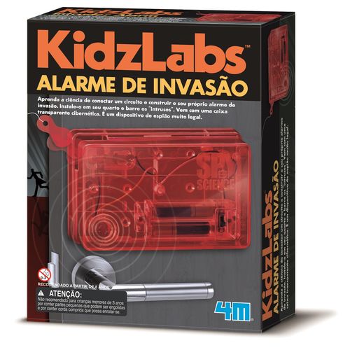 Kit Alarme de Invasão - 4M - Brinquedo Educativo