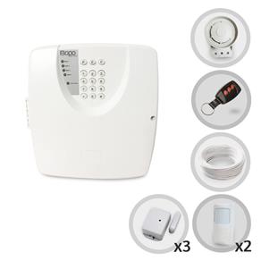 Kit Alarme Residencial Bopo 5 Sensores Sem Fio e Discadora