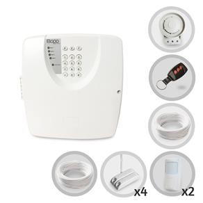 Kit Alarme Residencial Bopo 6 Sensores com Fio Discadora