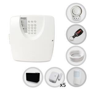 Kit Alarme Residencial Bopo 6 Sensores Sem Fio e Discadora