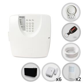 Kit Alarme Residencial Bopo 8 Sensores Sem Fio e Discadora