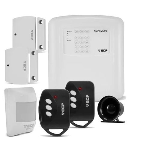 Kit Alarme Residencial Casa Comercial Ecp Alard Max4 Sem Fio