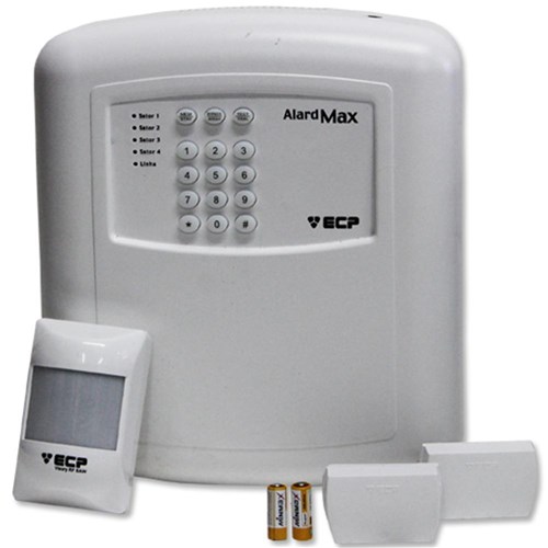 Kit Alarme Residencial, Comercial Com Controle - Alard Max 4 + Key