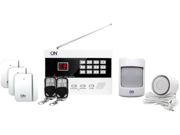 Tudo sobre 'Kit Alarme Residencial/Comercial ON Eletrônicos - Guardião Sem Fio 3 Sensores com Controle Remoto'