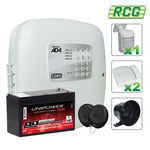 Kit Alarme Residencial Comercial Rcg AD4 Sem Fio com 03 Sensores