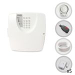 Kit Alarme Residencial Sem Fio Bopo 5 Sensores Magnéticos e Discadora Telefônica