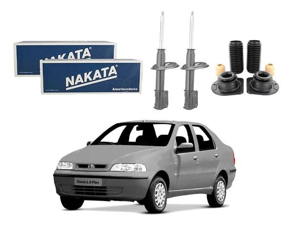 Kit Amortecedor Dianteiro Nakata Fiat Siena 1.0 1.3 1.5 2001 a 2003
