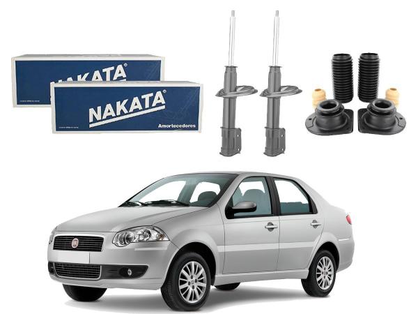 Kit Amortecedor Dianteiro Nakata Fiat Siena 1.0 1.4 2012 a 2015