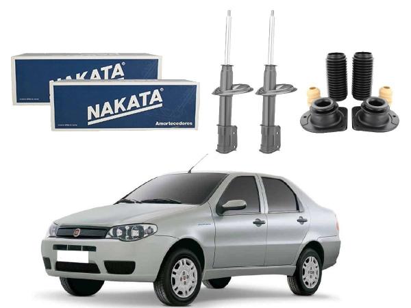 Kit Amortecedor Dianteiro Nakata Fiat Siena 1.0 1.4 1.8 2004 a 2011