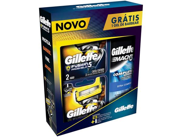 Kit Aparelho de Barbear Gillette Proshield - 2 Peças