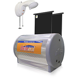 Kit Aquecedor Solar 200 Litros Belosol com 2 Placas e Baby Ducha - ThermoSystem