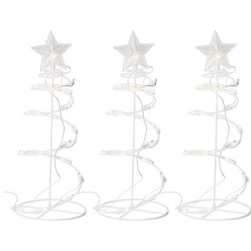 Tudo sobre 'Kit Árvore de Natal em Espiral Iluminada, 3 Unidades, 60 Lâmpadas - 110V - Christmas Traditions'