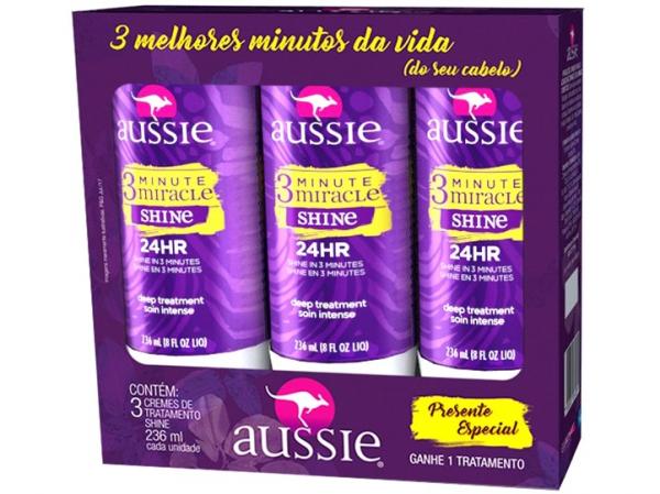 Tudo sobre 'Kit Aussie 3 Minute Miracle Shine - 3 Unidades'
