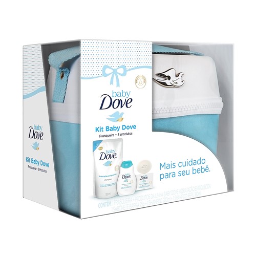 Kit Baby Dove Frasqueira + 3 Produtos