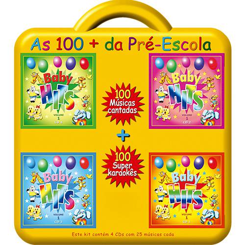 Kit Baby Hits: as 100 + da Pré - Escola (4 CDs)