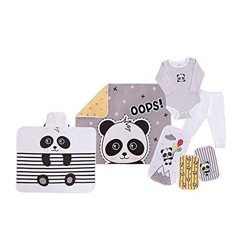 Kit Baby Solzinho com 7 Peças Panda - Colibri